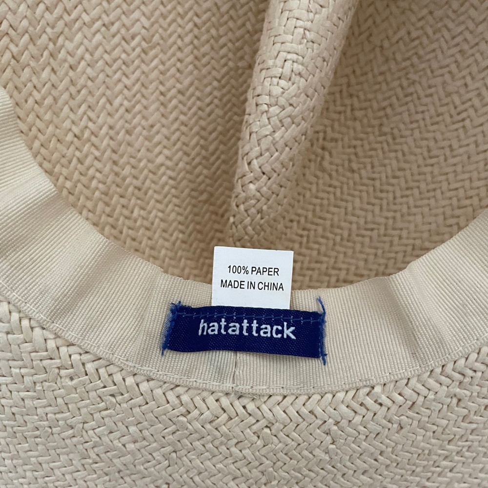Hat Attack Straw Fedora Hat - Picture 5 of 7